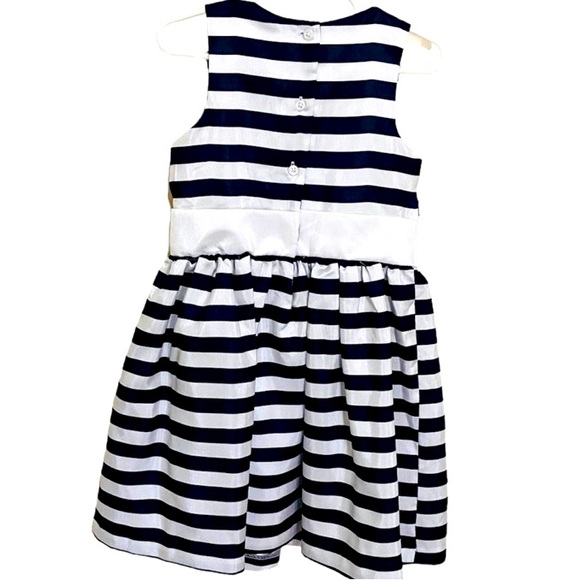 GYMBOREE Beautiful Special Occasion Dress Fully Lined W/Bow At Waist Sz 4 - Picture 2 of 5